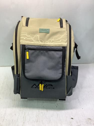Used MVP WORLD CHAMPION DISC BACKPACK Disc Golf Backpack Tan 11347-S000260315