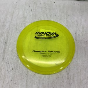 Used Innova CHAMPION MONARCH Disc Golf Driver Yellow 11347-S000260219