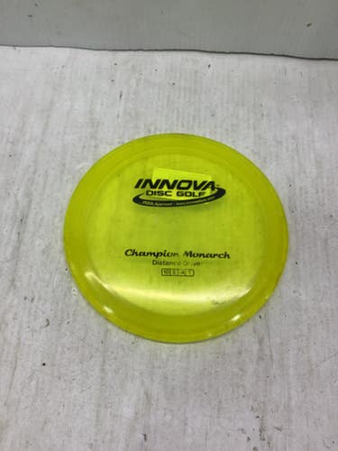 Used Innova CHAMPION MONARCH Disc Golf Driver Yellow 11347-S000260219
