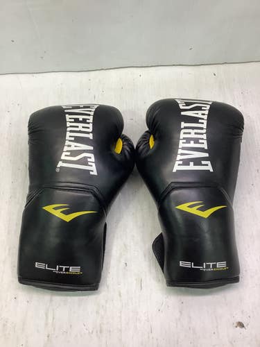 Used Everlast Boxing Gloves Black MD 11347-S000260201