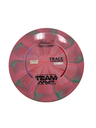 Used MVP COSMIC NEUTRON TRACE Disc Golf Driver Pink 175g 11692-S000144631