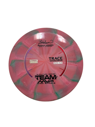 Used MVP COSMIC NEUTRON TRACE Disc Golf Driver Pink 175g 11692-S000144631