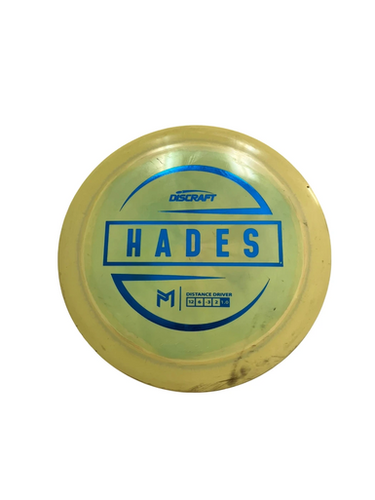 Used Discraft PM HADES Disc Golf Driver Yellow 174g 11692-S000144636