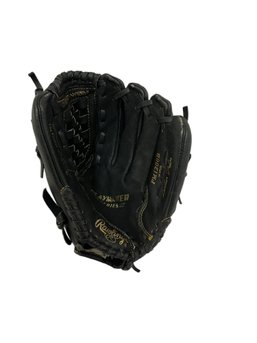 Used Rawlings PLAYMAKER SERIES BB/SB Glove RH Throw Black 12" 11692-S000144644