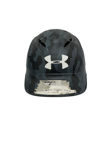 Used Under Armour CHARGED Batting Helmet No Mask Grey One Size 11692-S000144487