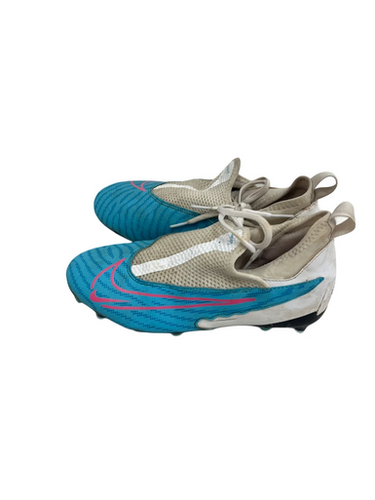 Used Nike PHANTOM GX Soccer Cleats Carolina Blue Junior 04 11692-S000144506