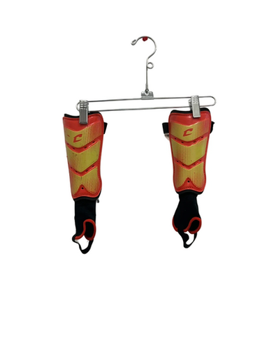 Used Champro Soccer Shin Guards Adult Orange SM 11692-S000144511