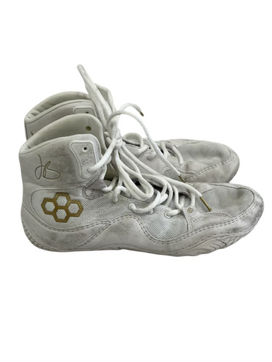 Used Rudis JB1 Wrestling Shoes White Senior 8.5 11692-S000144523