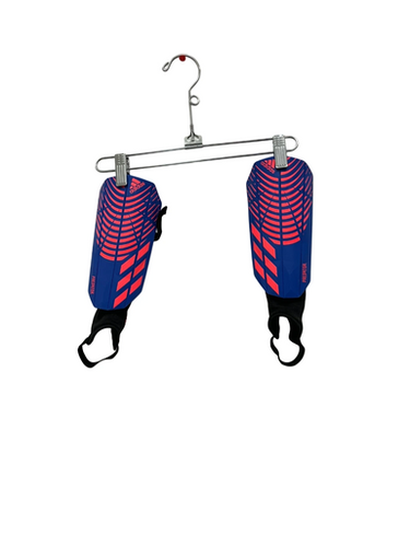 Used Adidas PREDATOR Soccer Shin Guards Adult Royal Blue LG 11692-S000144569
