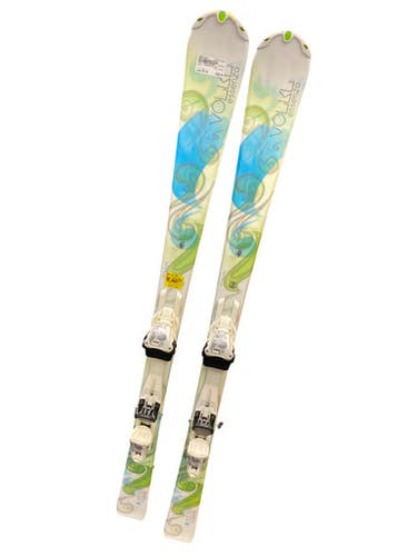 Used Volkl ESSENZA Womens DH Ski/Binding White 153 cm 11883-S000153322