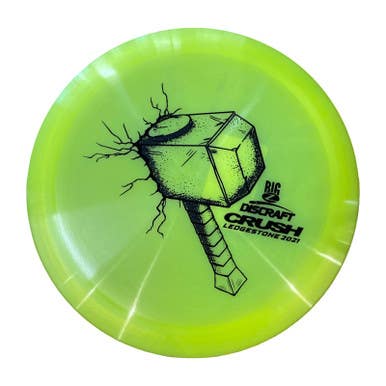 Used Discraft CRUSH LS 2021 Disc Golf Driver Yellow 11883-S000141827