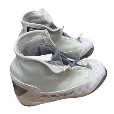 Used Fisher Womens NNN XC Ski Boots White W 06.5-07 / JR 4.5-05 11883-S000152546