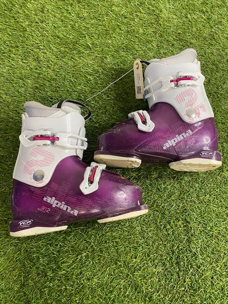 Mondo 20 & 20.5 Kid's Alpina AJ2 Ski Boots (Used)