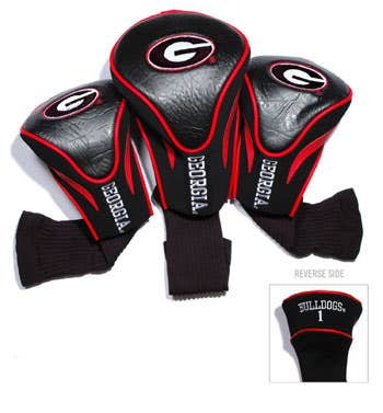Team Golf Contour Golf Club Headcovers 3pk (Georgia Bulldogs) NCAA NEW