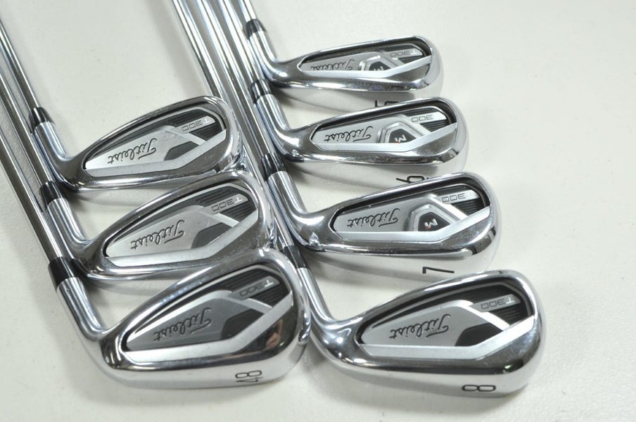 Titleist T300 2021 5-PW,48* Iron Set Regular Flex Right AMT R300 Steel # 207322