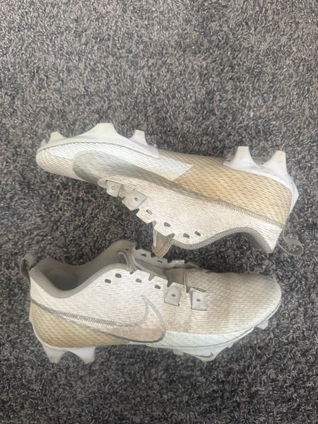 White Men's Size M 8.5 (W 9.5) Adult Nike Vapor Edge 360 Cleats (Used)