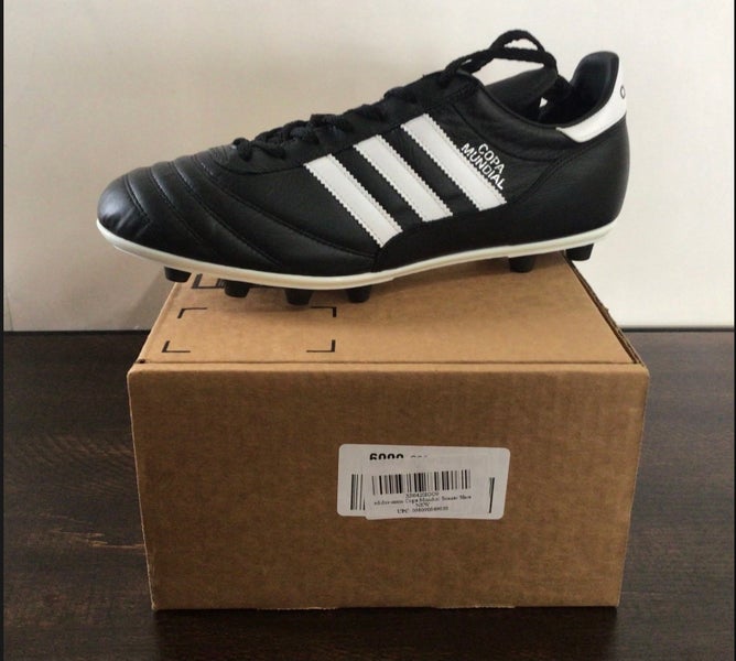 Men's Size M 10.5 (W 11.5) Adidas Copa Mundial Molded Cleats Black White (New)