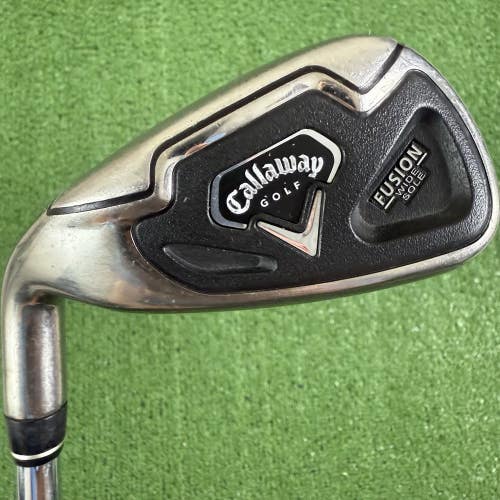 Callaway Fusion Wide Sole 7 Iron NS Pro 990GH Uniflex Left Handed -1/2 Short