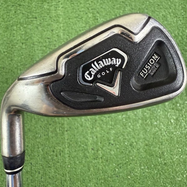 Callaway Fusion Wide Sole 7 Iron NS Pro 990GH Uniflex Left Handed -1/2 Short