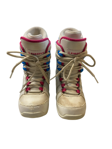 Used Firefly GIRLS BOOTS Girls Snowboard Boots White Junior 02.5 11706-S000368602