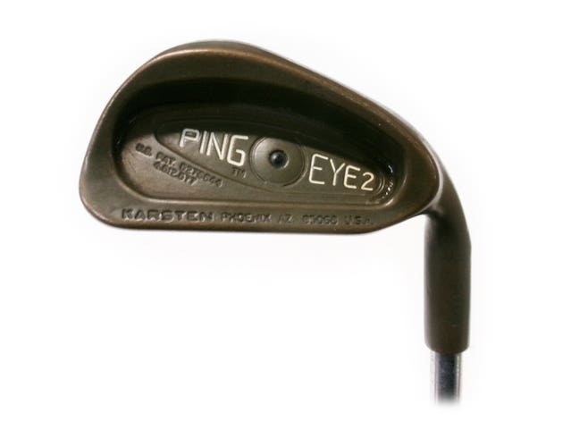 Ping Eye 2 BeCu Single 7 Iron Black Dot Steel Ping ZZ Lite Stiff Flex