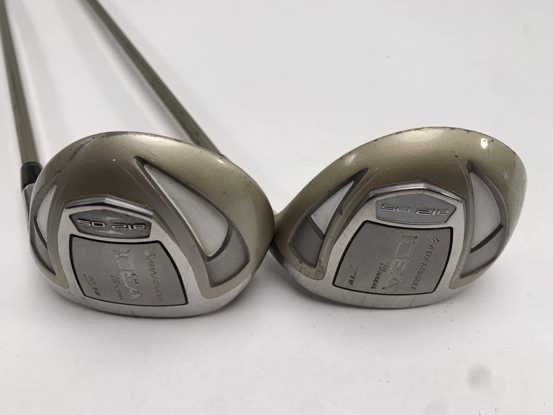 Adams Idea A12 OS 5 & 7 Fairway Wood Set 18* 21* Idea Womens 45g Ladies RH