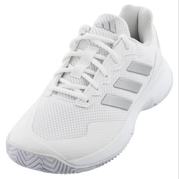 Adidas GameCourt 2 Women’s Tennis Shoes Size 10 White Silver (New)