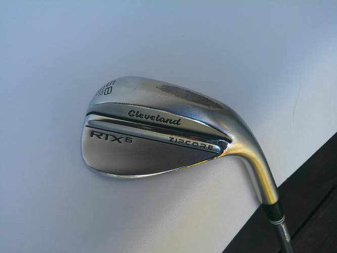 Cleveland RTX6 Zipcore 58.10* MID Wedge w/ True Temper Wedge Flex Shaft