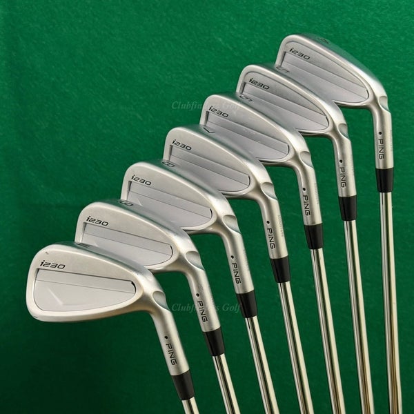 Ping i230 Black Dot 4-PW Iron Set Dynamic Gold 120 S300 Steel Stiff