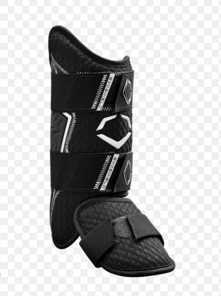 Black Senior EvoShield Leg guard Shin Guards (Used)