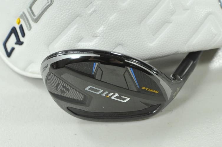 LEFT HANDED TaylorMade Qi10 Rescue 4-22* Hybrid Regular Flex Graphite #207388