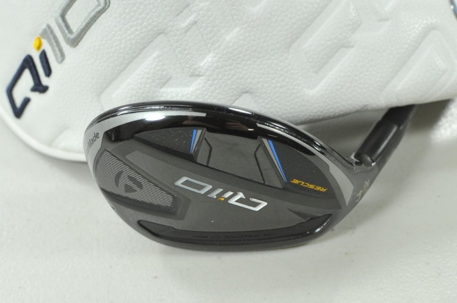 LEFT HANDED TaylorMade Qi10 Rescue 4-22* Hybrid Regular Flex Graphite #207388