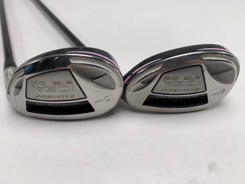 Adams Idea A12 OS 5 & 6 Hybrid Set 25* 28* Idea UltraLite 50g Ladies Graphite RH
