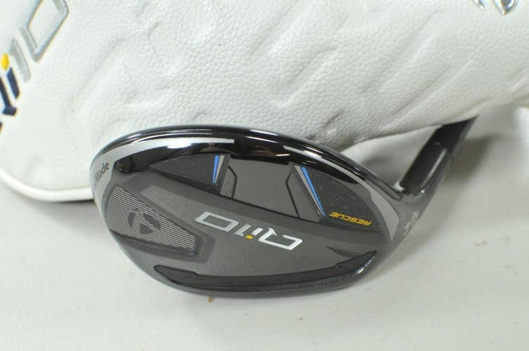 LEFT HANDED TaylorMade Qi10 Rescue 4-22* Hybrid Regular Flex Graphite # 207389