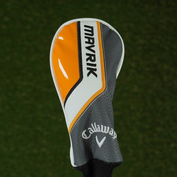 CALLAWAY MAVRIK HYBRID HEADCOVER WHITE / GRAY / ORANGE ~ LOOK!!
