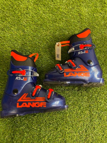 Mondo 21 & 21.5 Kid's Lange RSJ 50 Ski Boots (Used)