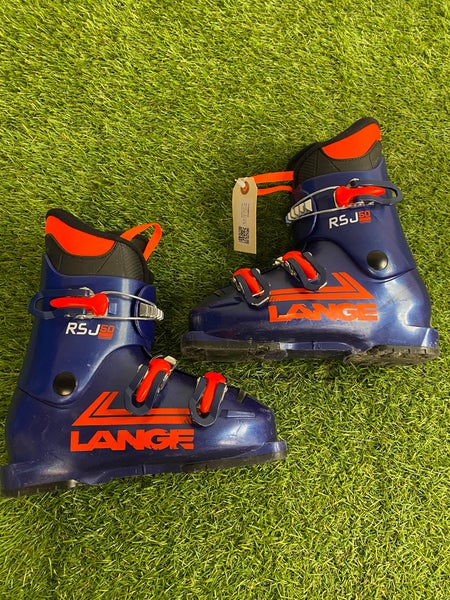 Mondo 21 & 21.5 Kid's Lange RSJ 50 Ski Boots (Used)