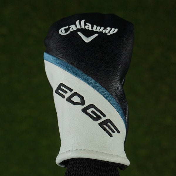 CALLAWAY EDGE HYBRID HEADCOVER BLACK / WHITE / BLUE WITH CHANGEABLE #'S ~ LOOK!!