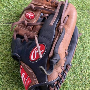 Black Rawlings Premium Series RH Infield Baseball Glove 11.25" (Used)