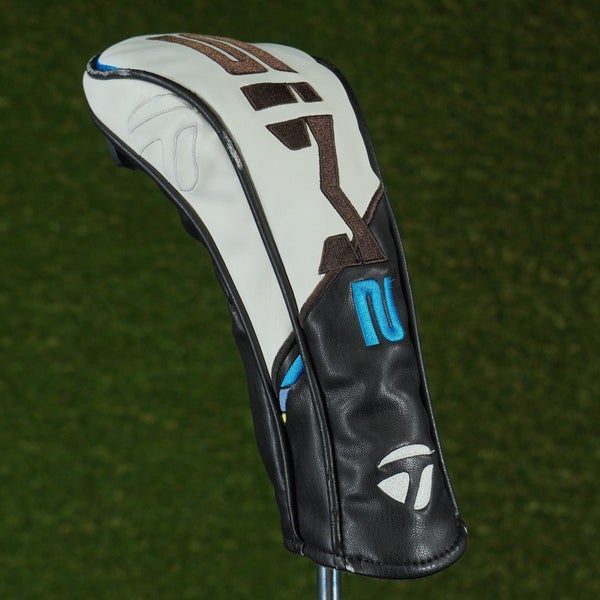 TAYLORMADE SIM2 HYBRID HEADCOVER BLACK / WHITE / BLUE WITH CHANGEABLE #'S
