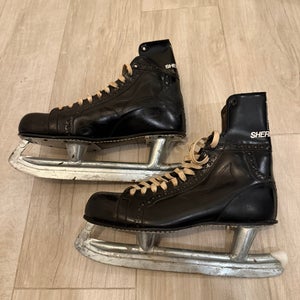 Vintage Hockey Player Skates “Lot” - Sherbrooke, Professional, SLM