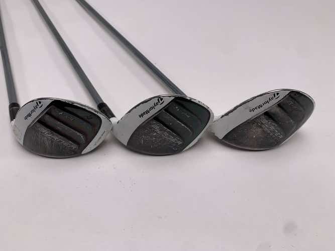 TaylorMade Burner Superfast 2.0 Hybrid Set 4 5 6 21* 24* 27* REAX Ladies RH