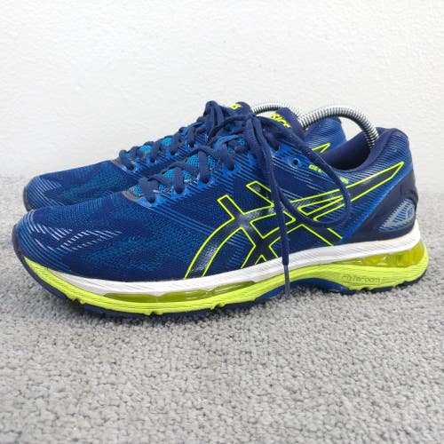 Asics Gel Nimbus 19 Mens Size 9 Running Shoes Blue Low Top Trainers T700N