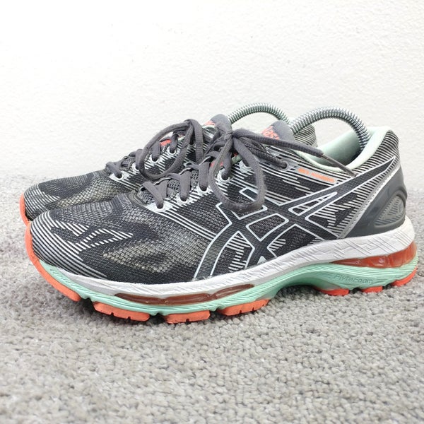 ASICS Gel-Nimbus 19 Womens Size 6 Running Shoes Gray Athletic Sneaker T750N
