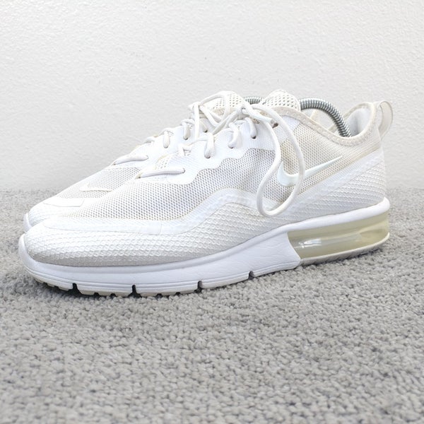 Nike Air Max Sequent 4.5 Womens Size 10 Running Shoes White Sneakers BQ8824-104