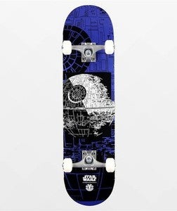 New Element STAR WARS Complete Skateboard Black 8 1/2" 10299-S000303828