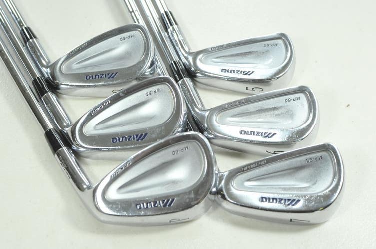 Mizuno MP-60 5-PW Iron Set X-Stiff Flex Right DG X100 Steel # 206817