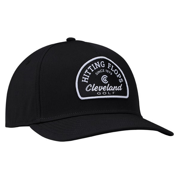 NEW Cleveland Golf Hitting Flops Black Adjustable Snapback Golf Hat/Cap