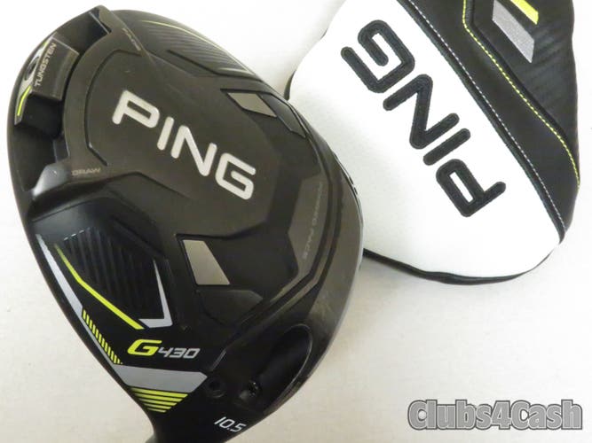 PING G430 LST Driver 10.5 HZRDUS Smoke RDX Red 50g 6.0 Stiff Flex +Cover  CLEAN