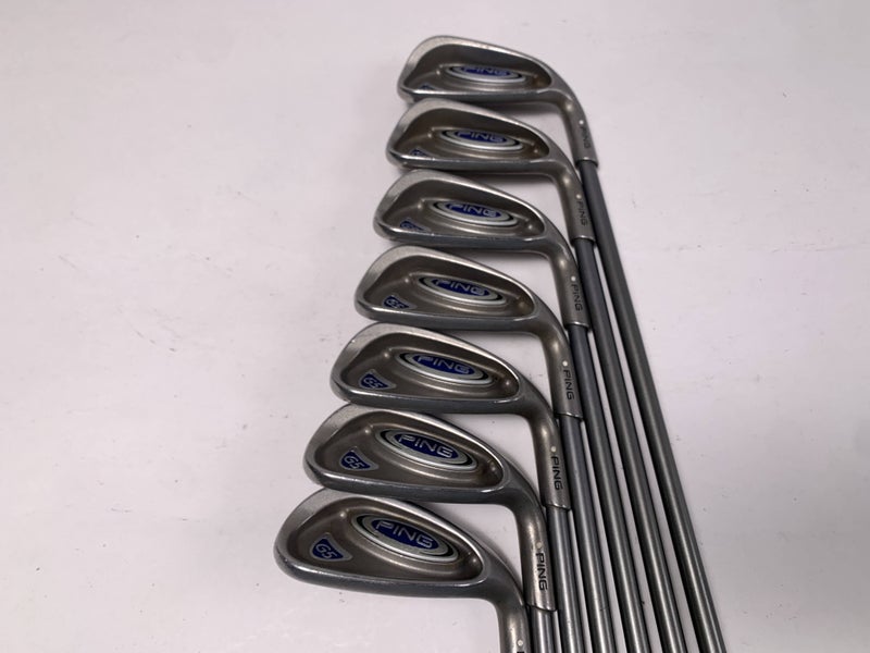 Ping G5 Iron Set 6-PW+GW+SW White Dot 3* Up TFC 100 I Soft Regular Senior RH